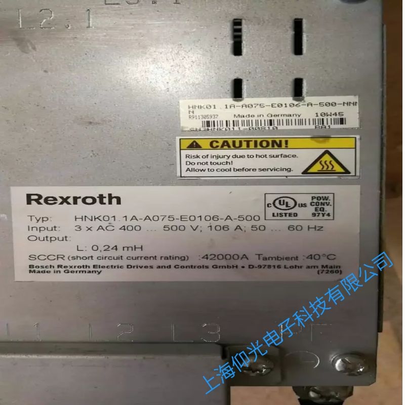 REXROTH力士樂伺服驅(qū)動器報(bào)F3144代碼維修公司