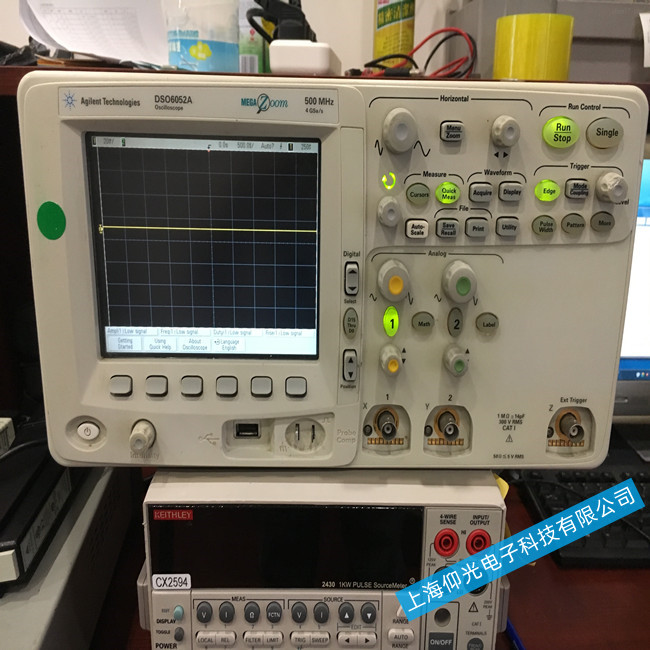蕪湖安捷倫示波器DSO-6052A不開(kāi)機(jī)但按鍵面板燈亮的維修方法
