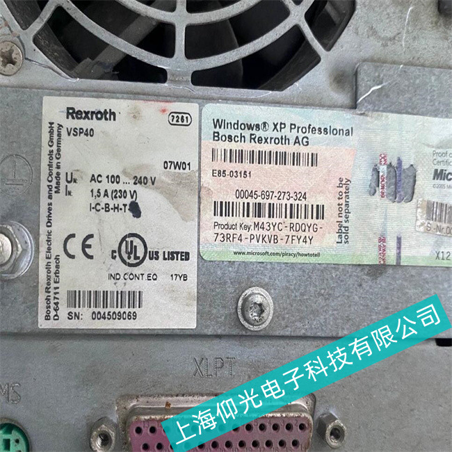 Rexroh德國力士樂工控機(jī)VPB40.3主板故障跡象有哪些