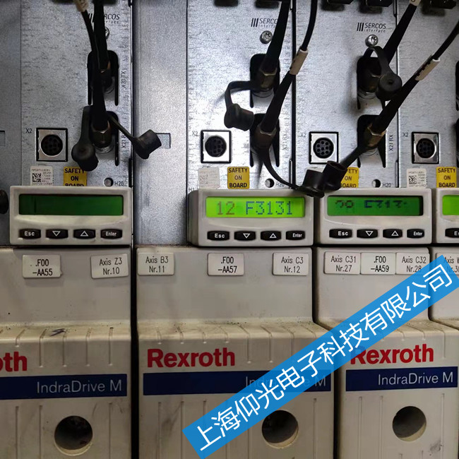 Rexroth力士樂伺服驅(qū)動器DKC開機(jī)報警顯示F2814故障維修